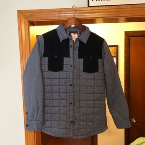 Lands End Kids Flannel Thermal Shirt - Large 14-16